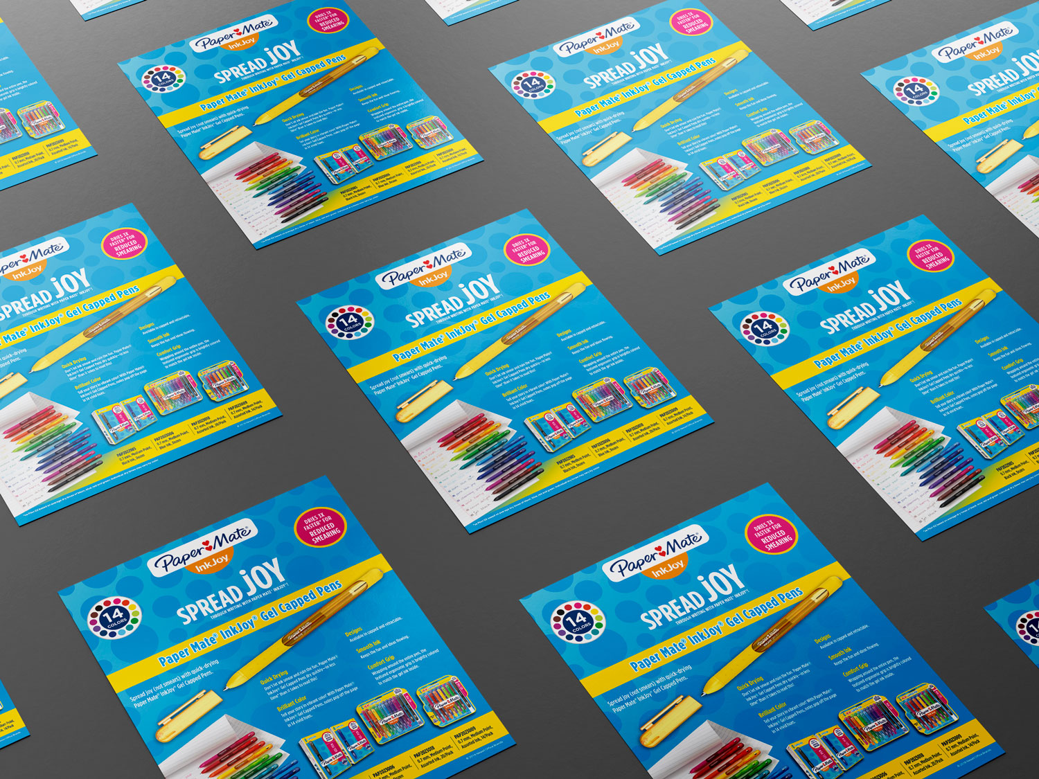 SAN-PM-InkJoyGel-Flyer Papermate Inkjoy flyer design