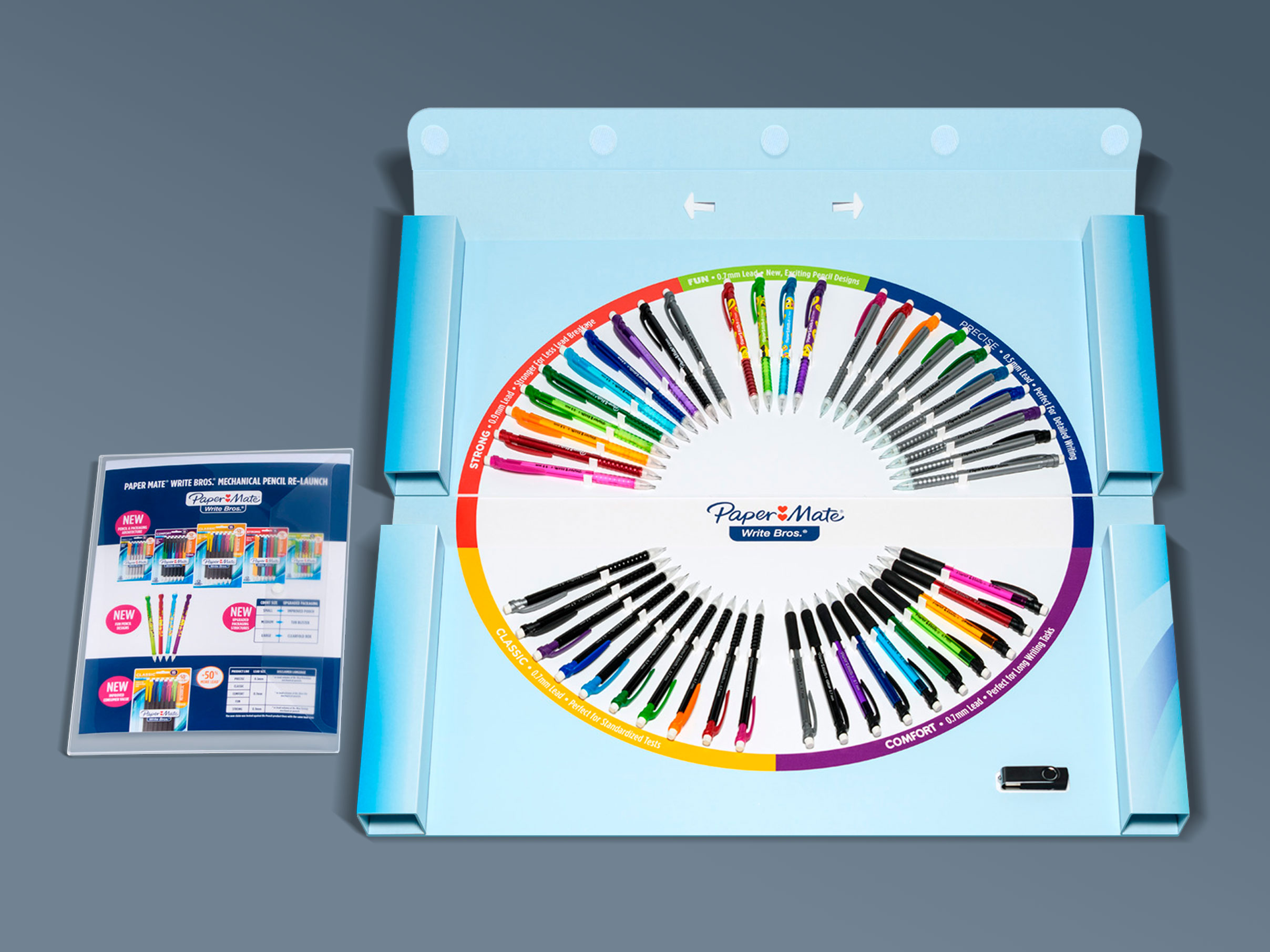 PaperMate-WriteBros-Launch-Kit-Open-BK Papermate launch kit