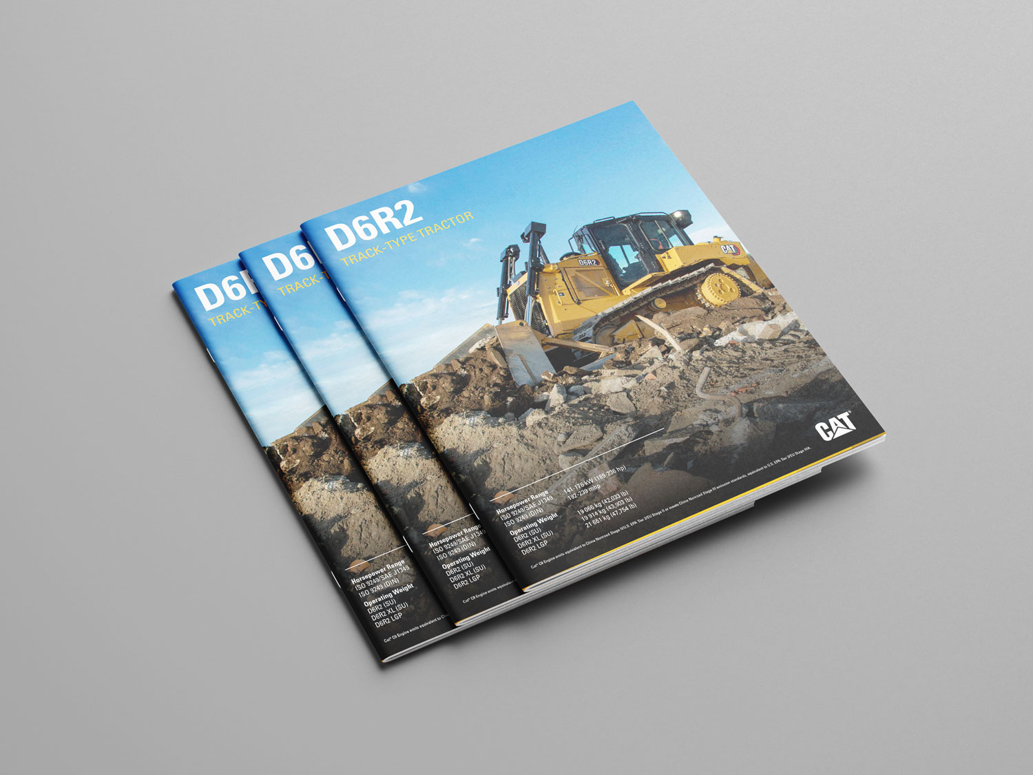 108284-CAT-D6R2-Brochure-Mockup Caterpillar brochure design cover