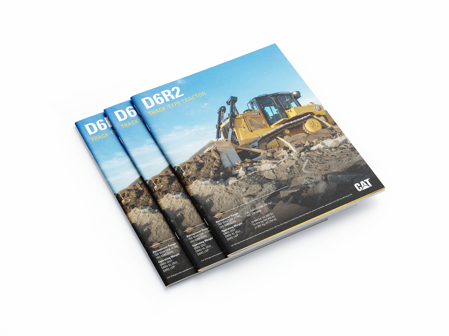 108284-CAT-D6R2-Brochure-Mockup Caterpillar brochure design cover
