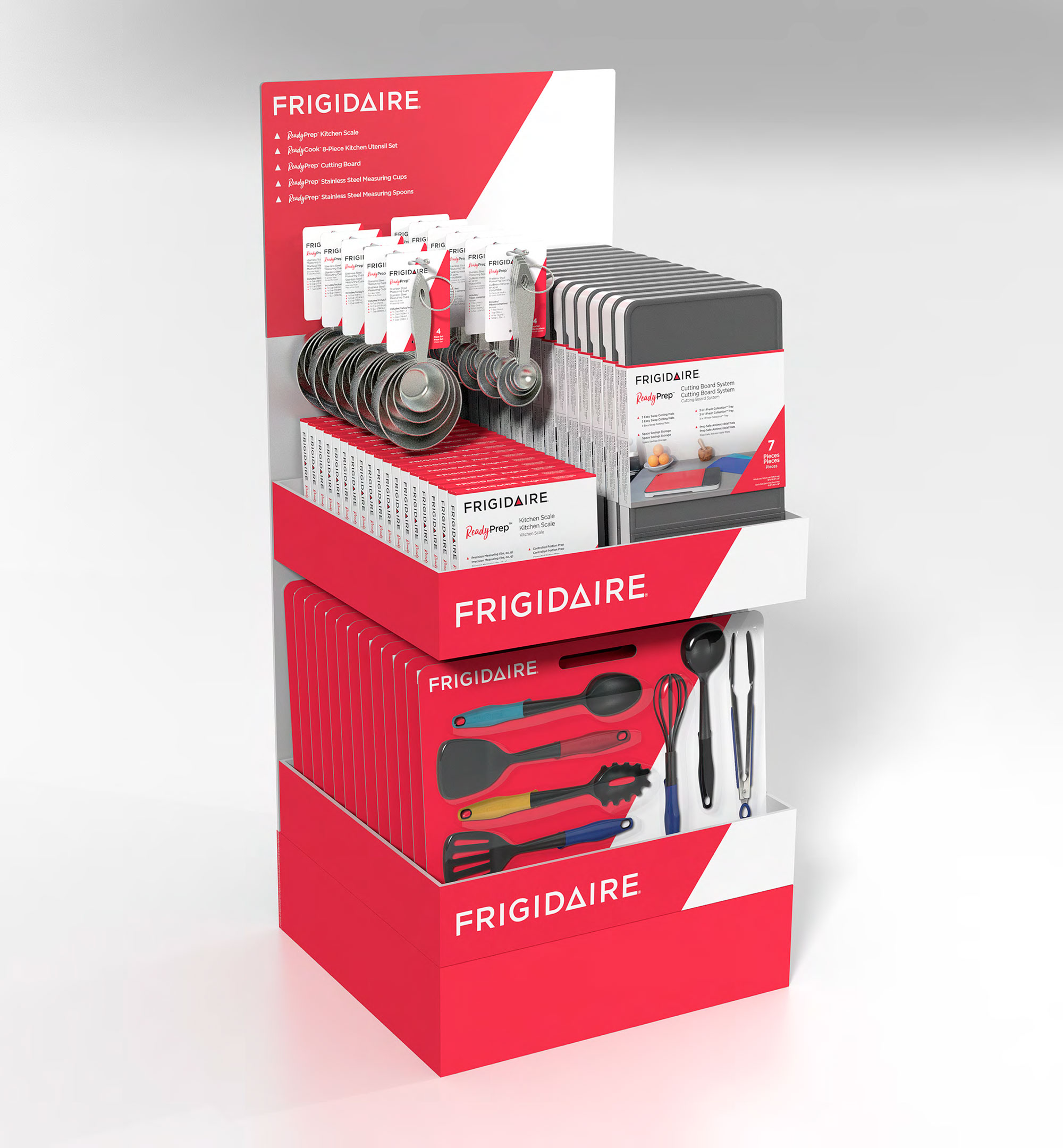 92064_Frigidaire-Utensil-Rendering Frigidaire Utensil In store Display 3D Rendering