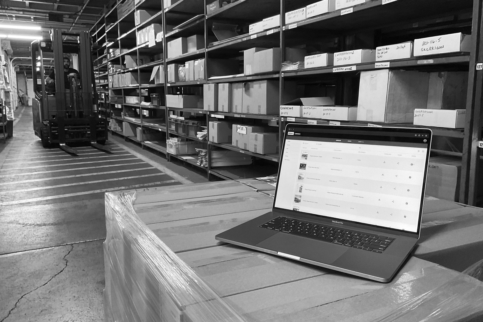 online tracking and inventory ordering
