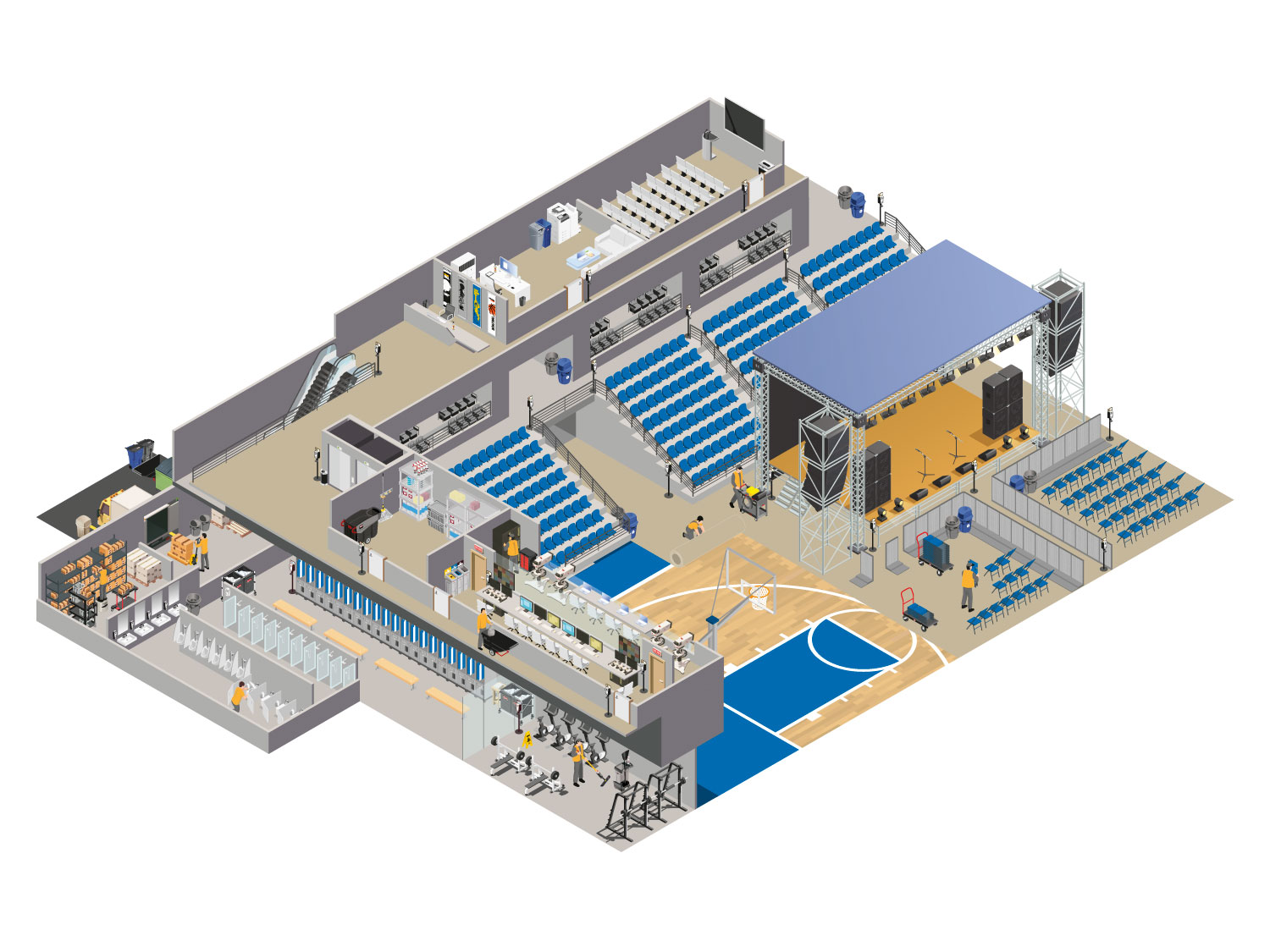 RCP-Arena-Illustration Rubbermaid Commercial Products Arena Illustration