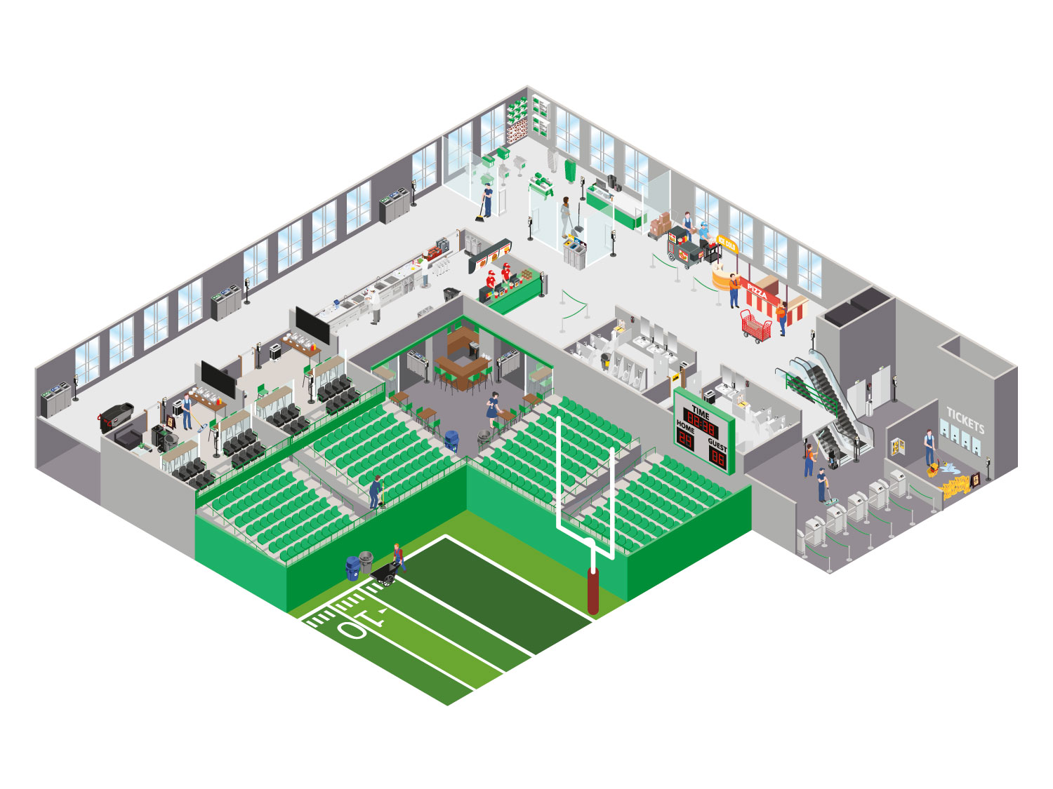 RCP-Stadium-Illustration Rubbermaid Commercial Products Stadium Illustration